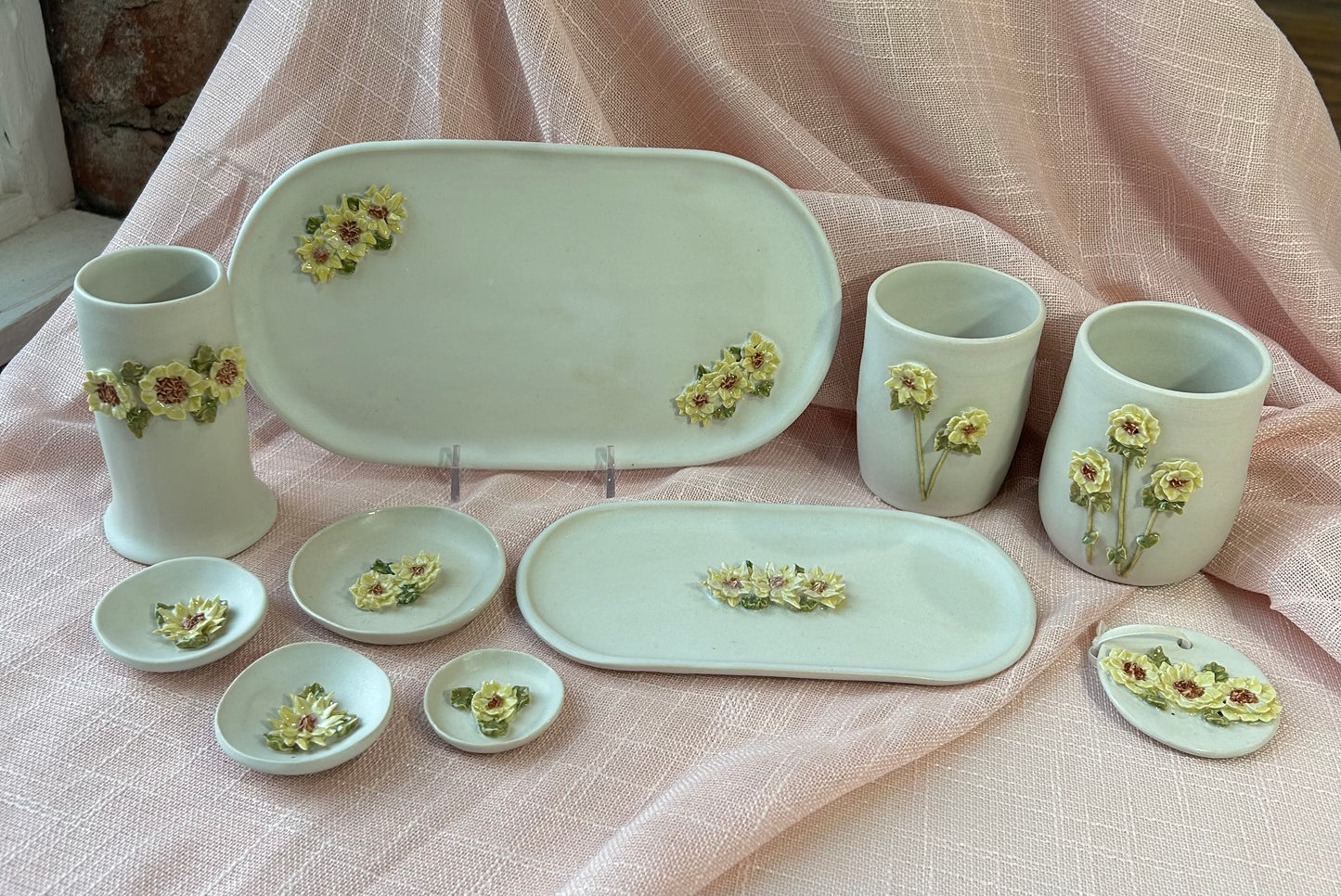 1.75" Round Ring Dish - Sunflower Collection