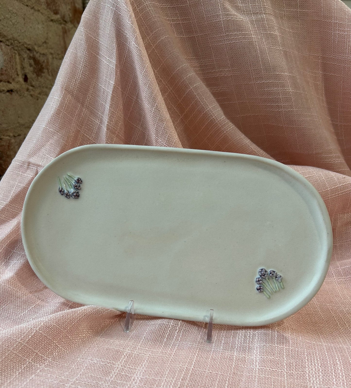 Large Oval Catch All Tray - Lavender Collection