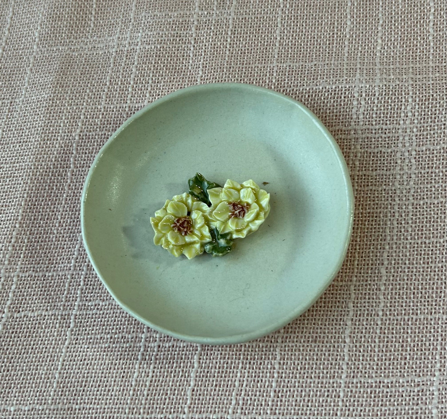 3" Round Trinket Dish - Sunflower Collection