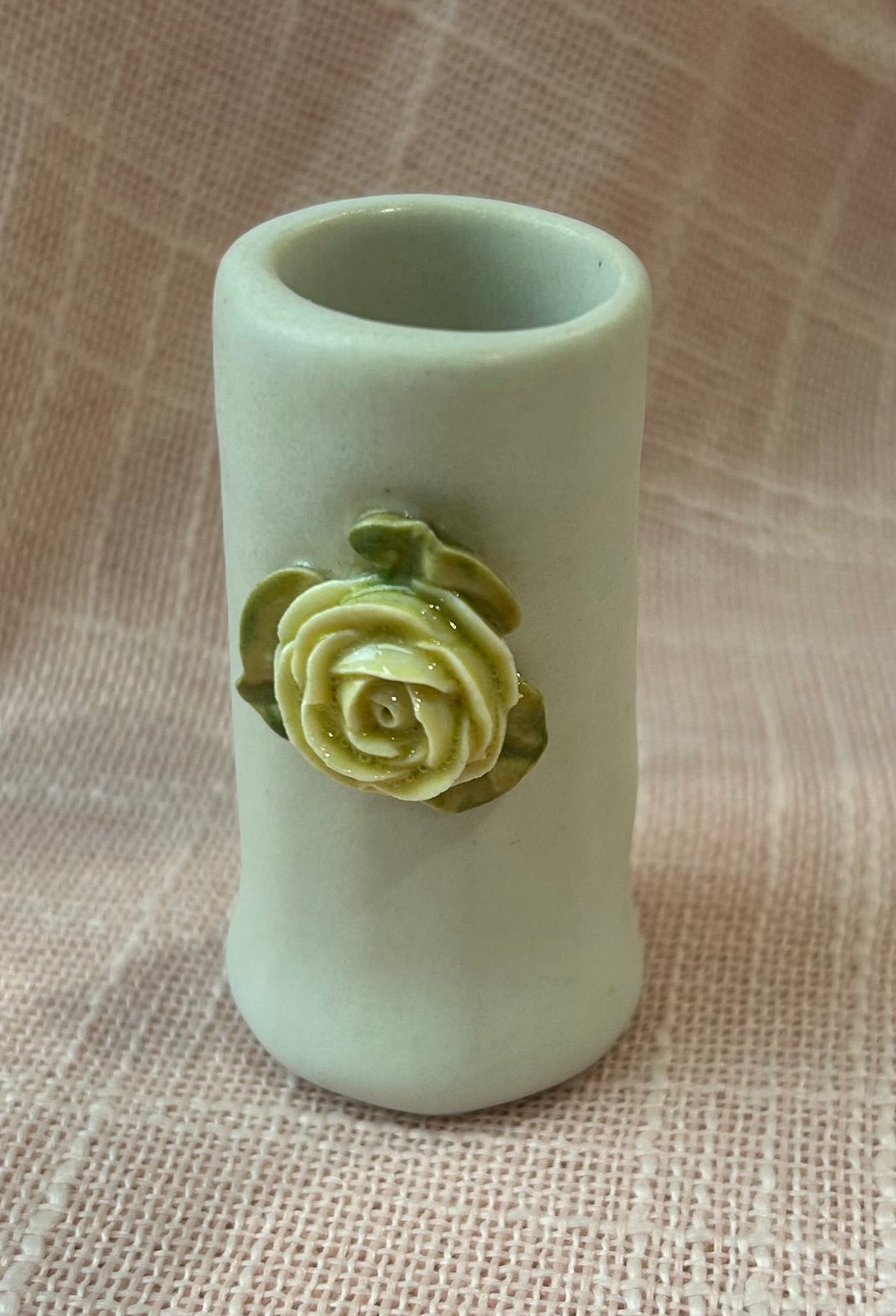Single Bloom Mini Bud Vase - Yellow Rose Collection