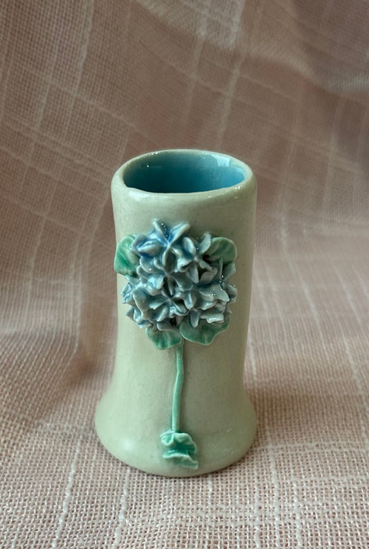 Mini Bud Vase - Blue Hydrangea Collection