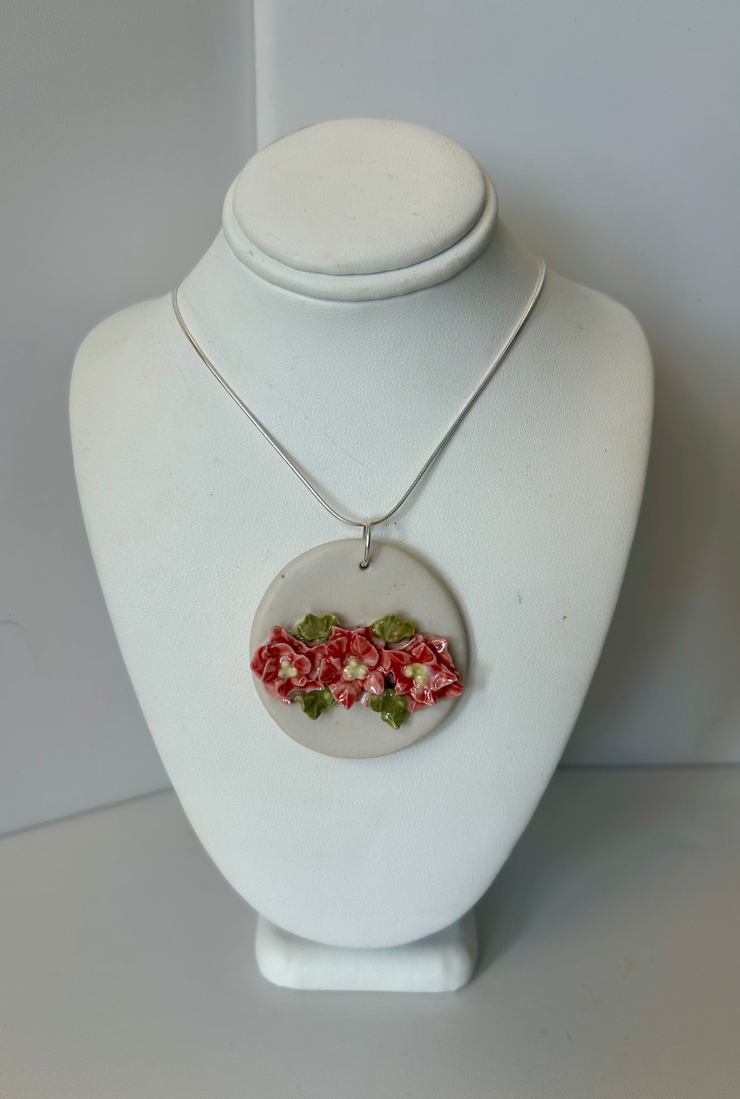 Poinsettia Statement Pendant
