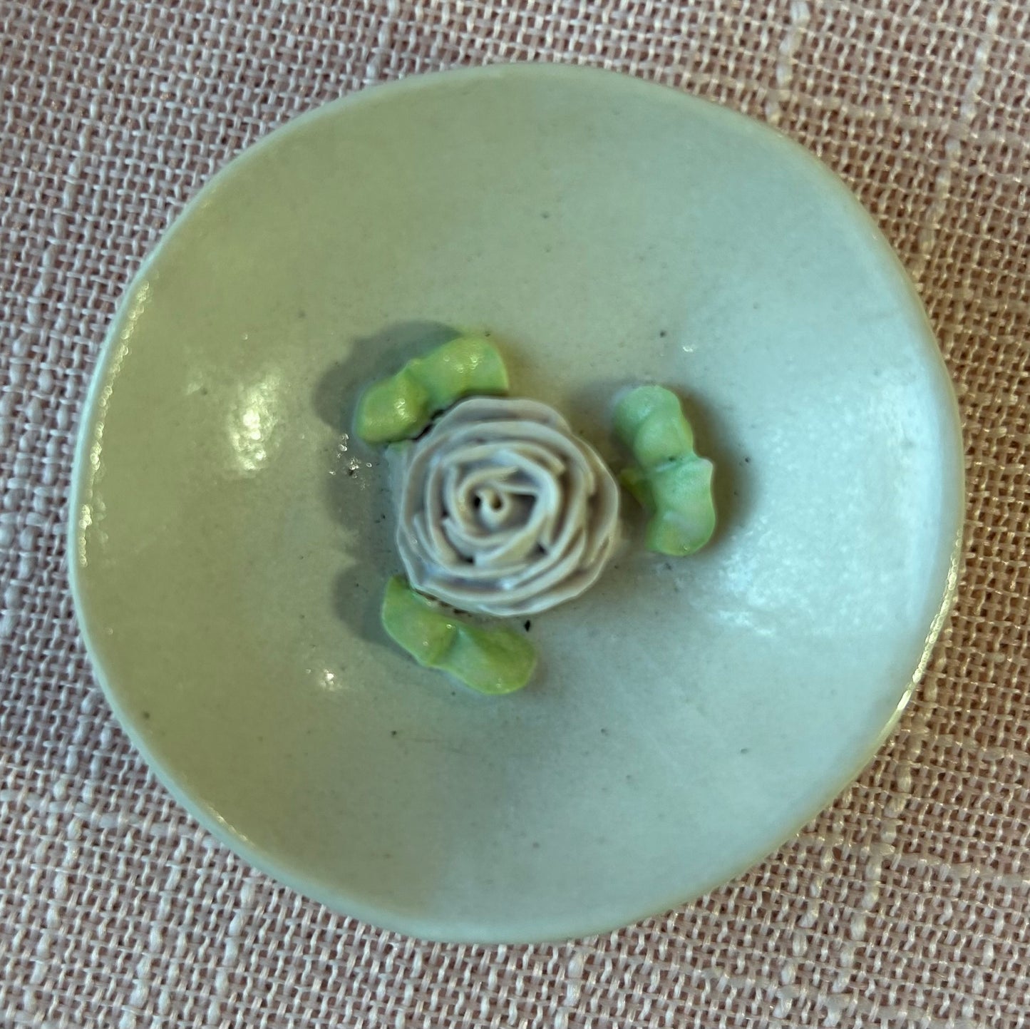 2.5" Round Ring Dish - Blush Rose Collection