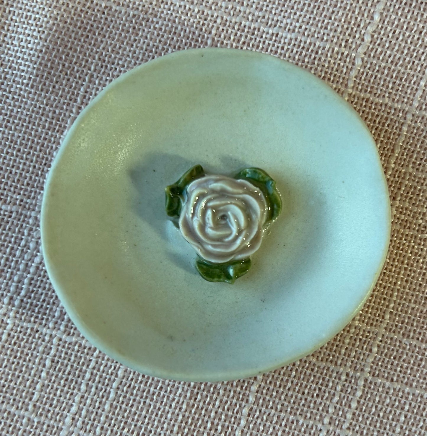 2.5" Round Ring Dish - Blush Rose Collection