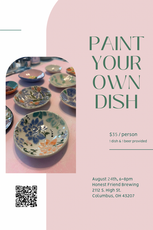 Paint Your Own Trinket Dish - August 24th, 6-8pm