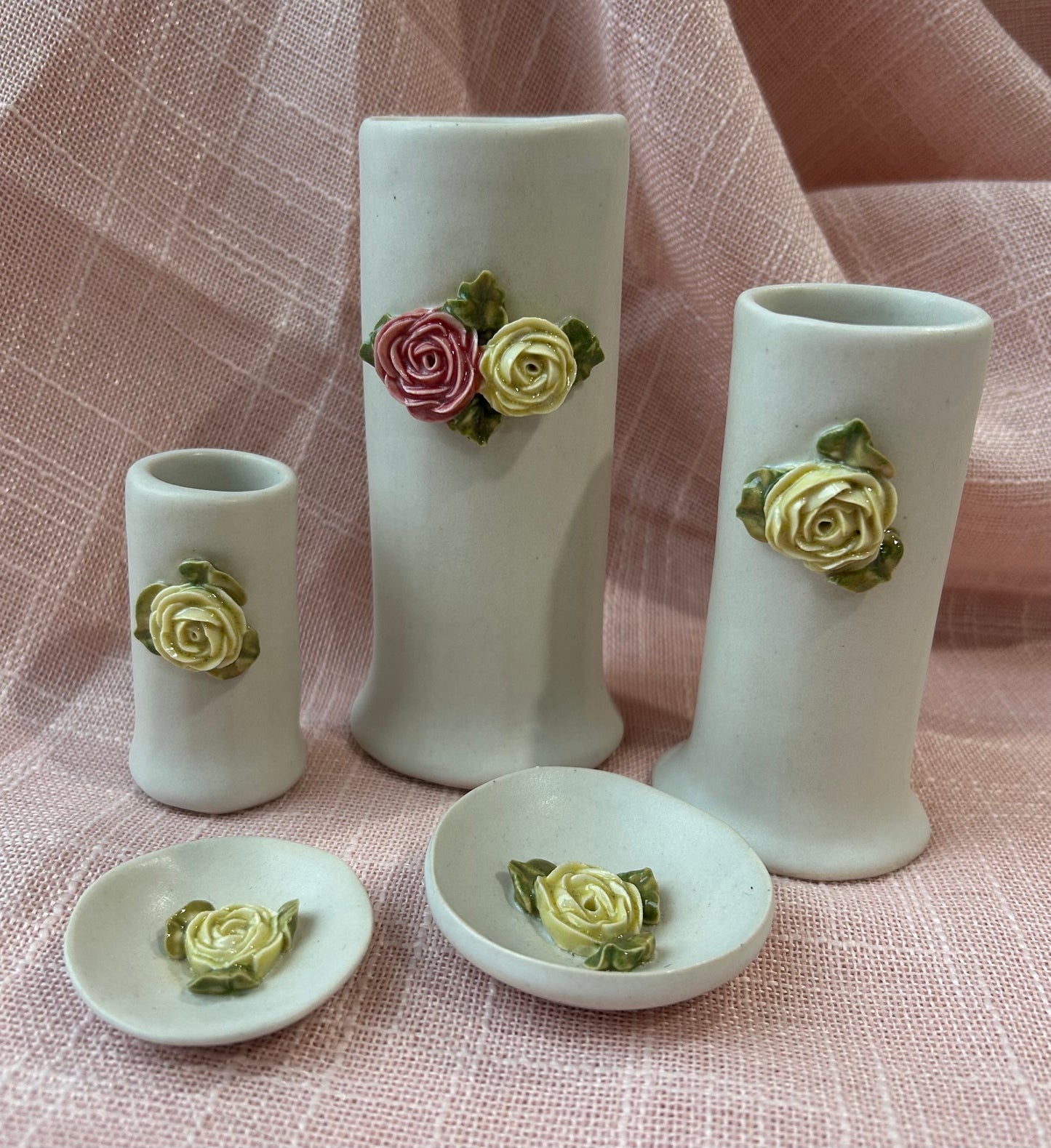 Single Bloom Bud Vase - Yellow Rose Collection