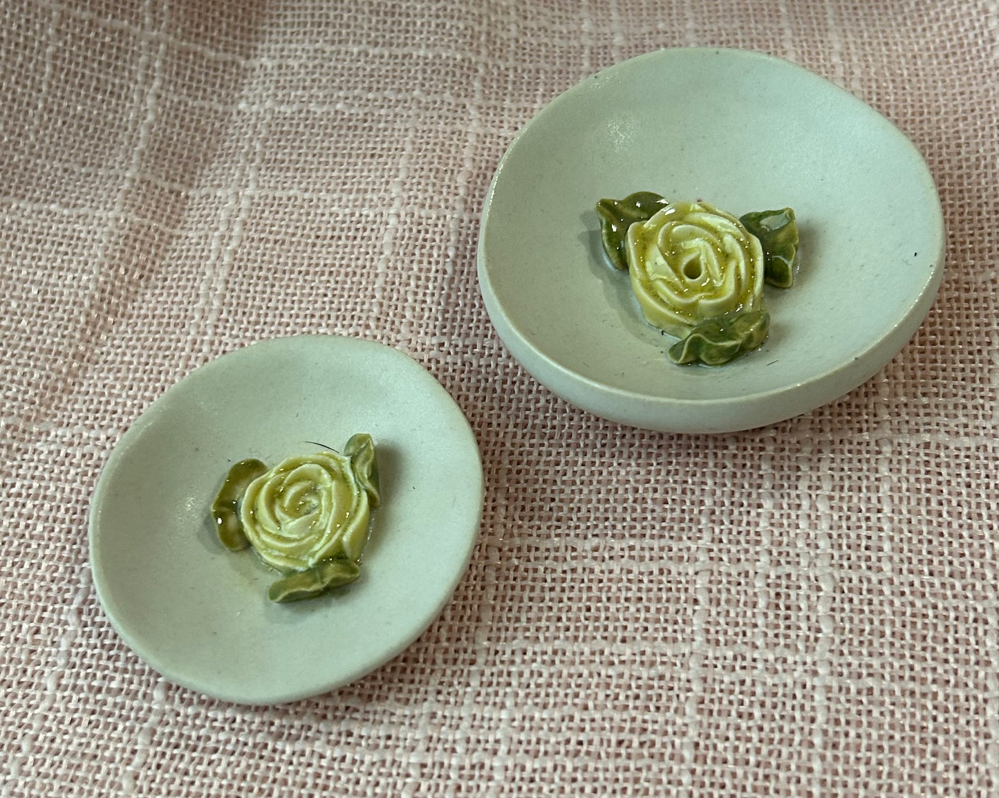 2.25" Ring Dish - Yellow Rose Collection