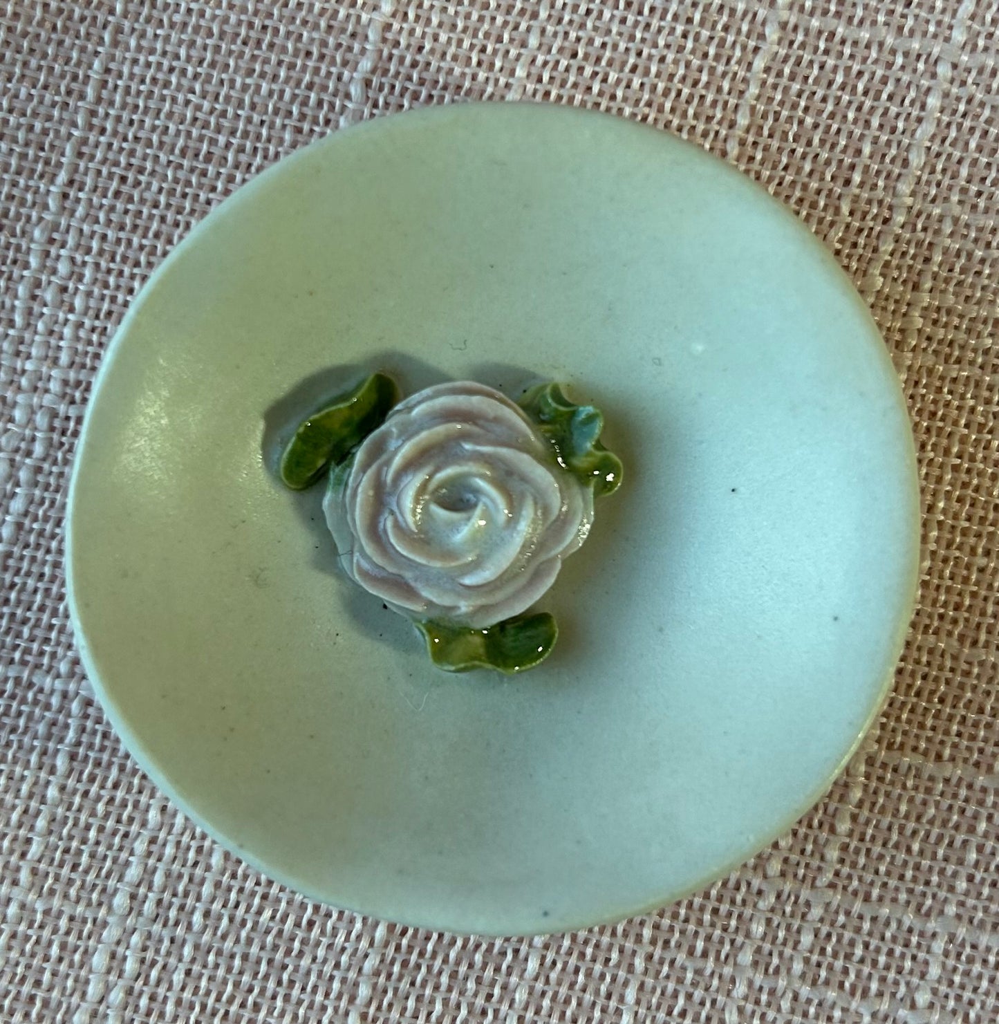 2.5" Round Ring Dish - Blush Rose Collection