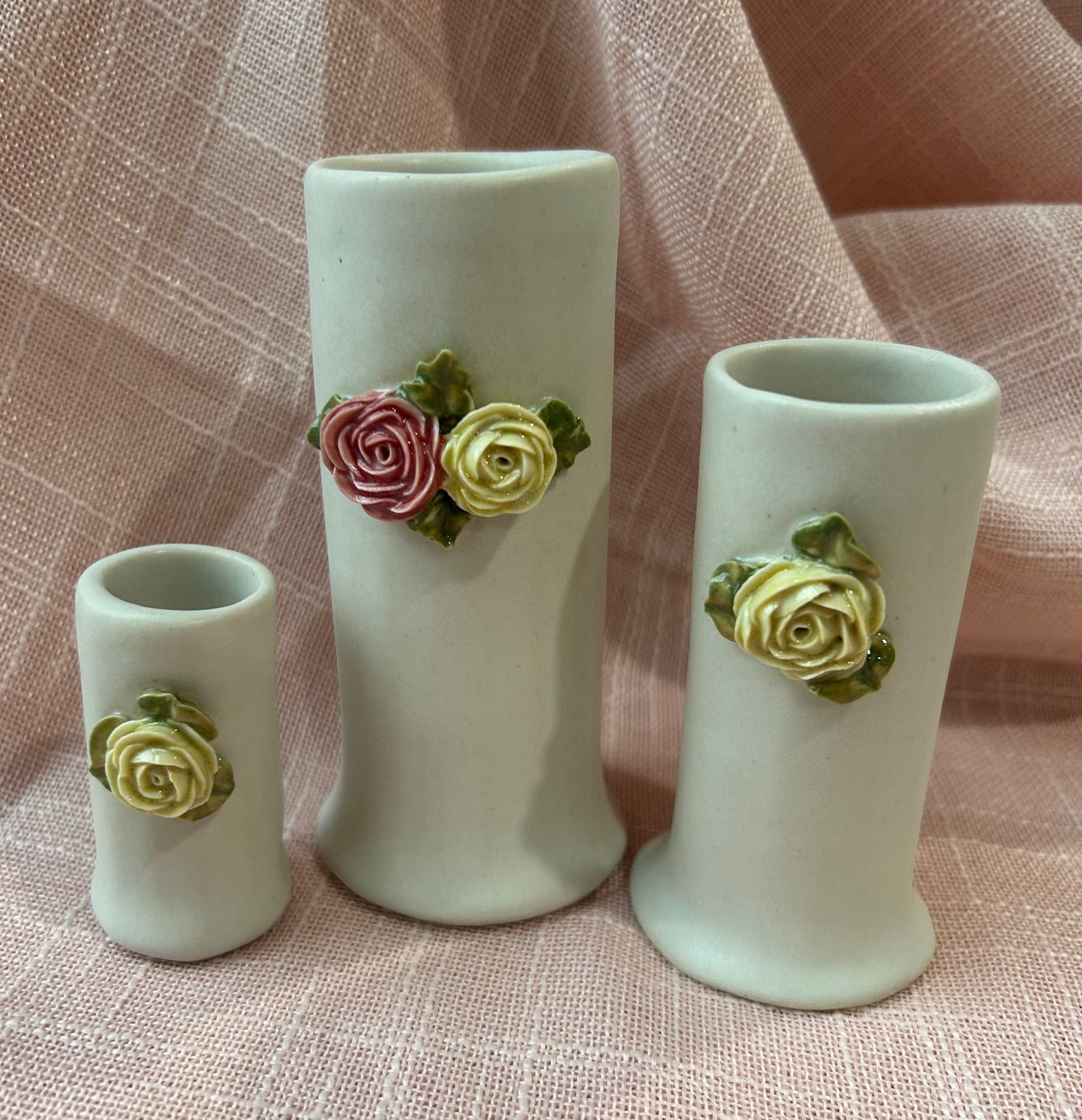 Single Bloom Bud Vase - Yellow Rose Collection