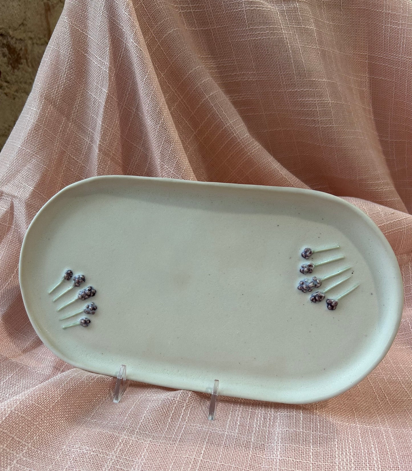 Large Oval Catch All Tray - Lavender Collection