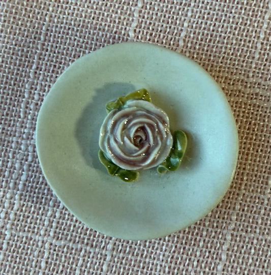 1.75" Round Ring Dish - Blush Rose Collection