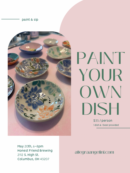 Paint Your Own Trinket Dish