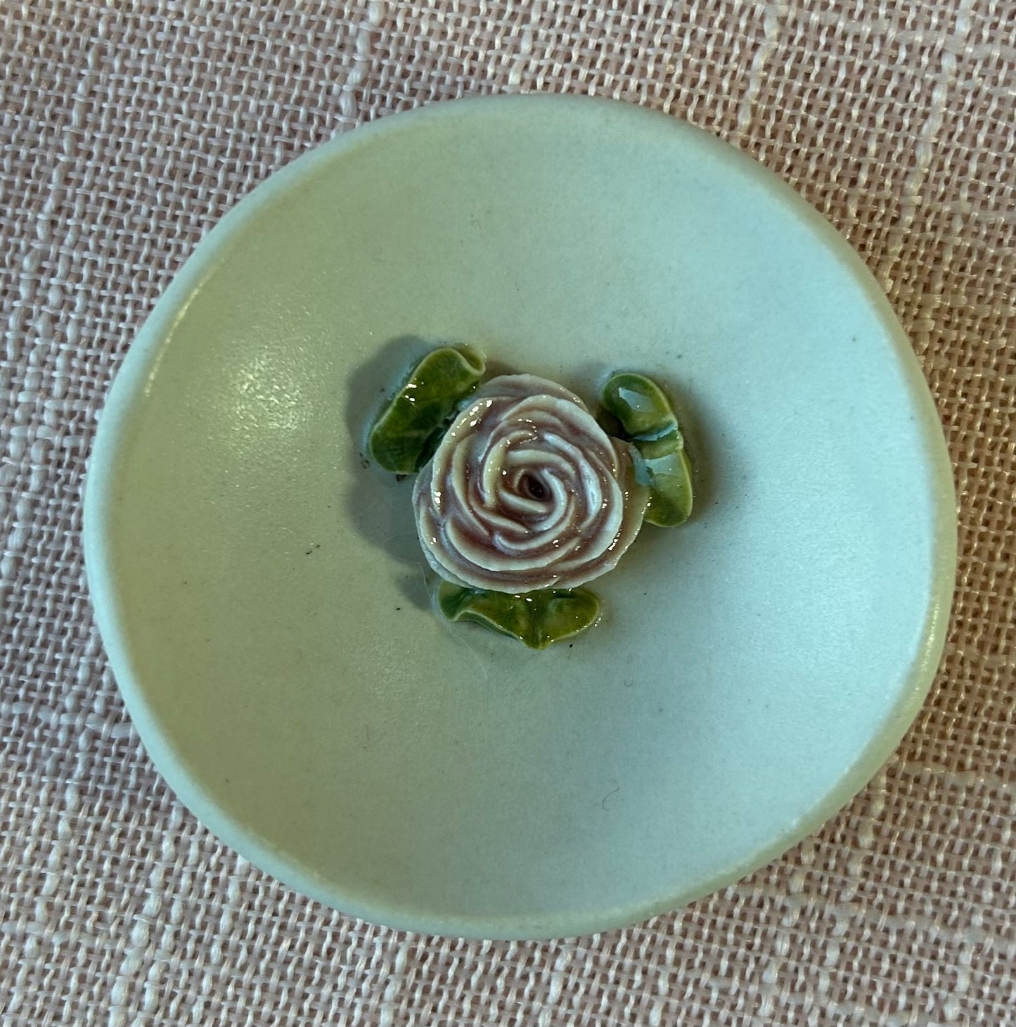 2.5" Round Ring Dish - Blush Rose Collection