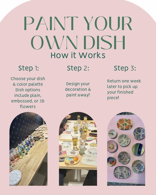 Paint Your Own Trinket Dish - August 24th, 6-8pm